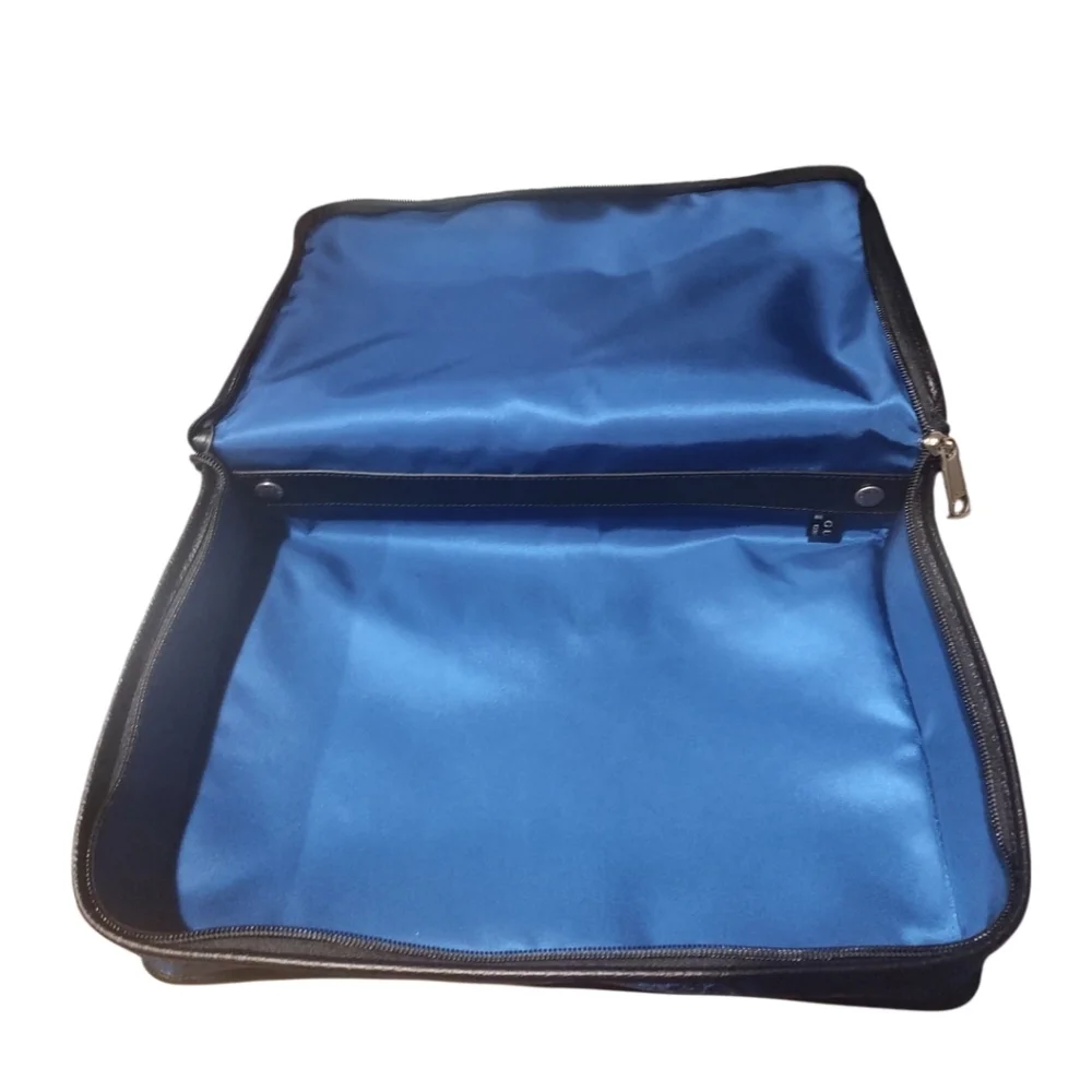 Authentic Gucci Royal Blue Travel Bag with GG Monogram Design